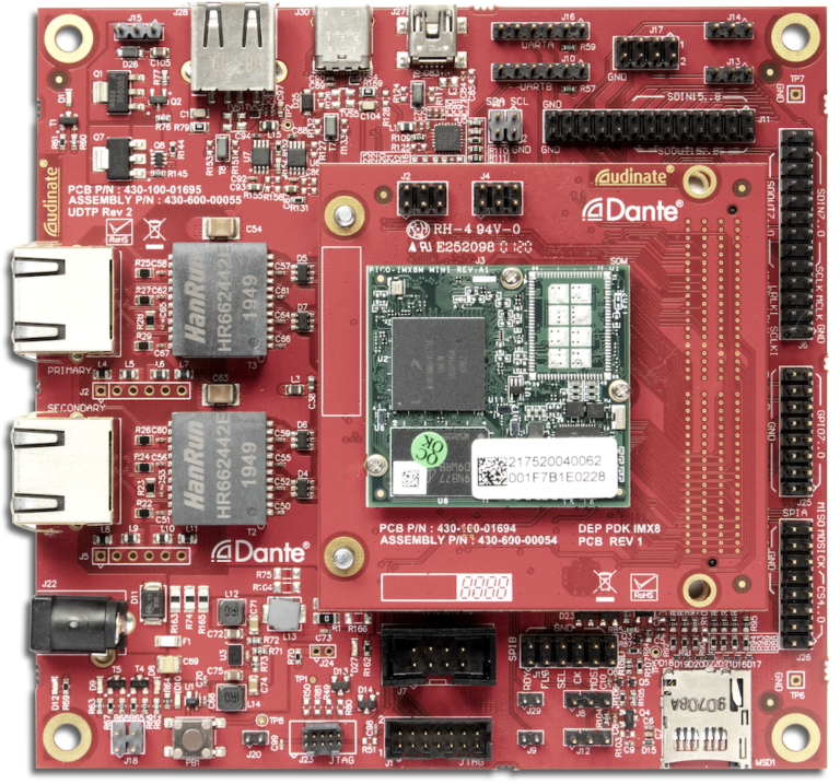 Audinate announces reference design for Dante Embedded Platform