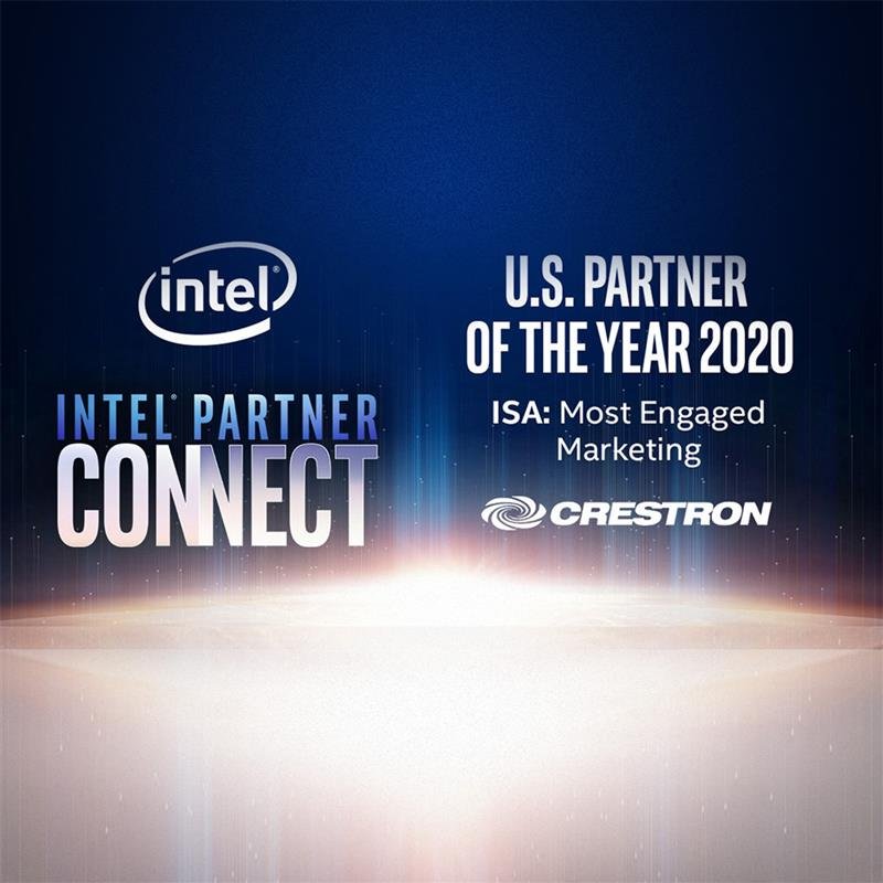 Crestron named Intel's 2020 US IoT Solutions Alliance Partner of the Year