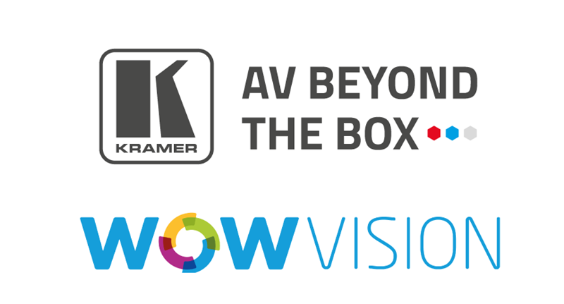 Kramer and WOWvision logos