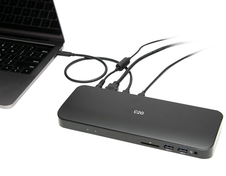 C2G’s USB-C and Thunderbolt 3 Docking Station Kits Available