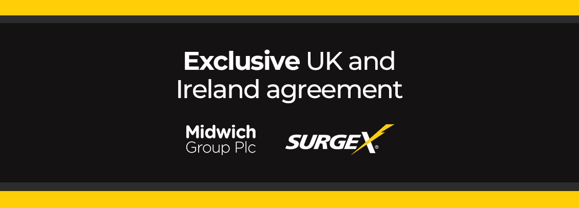 SurgeX Names Midwich Group Exclusive Distributor Across UK, Ireland