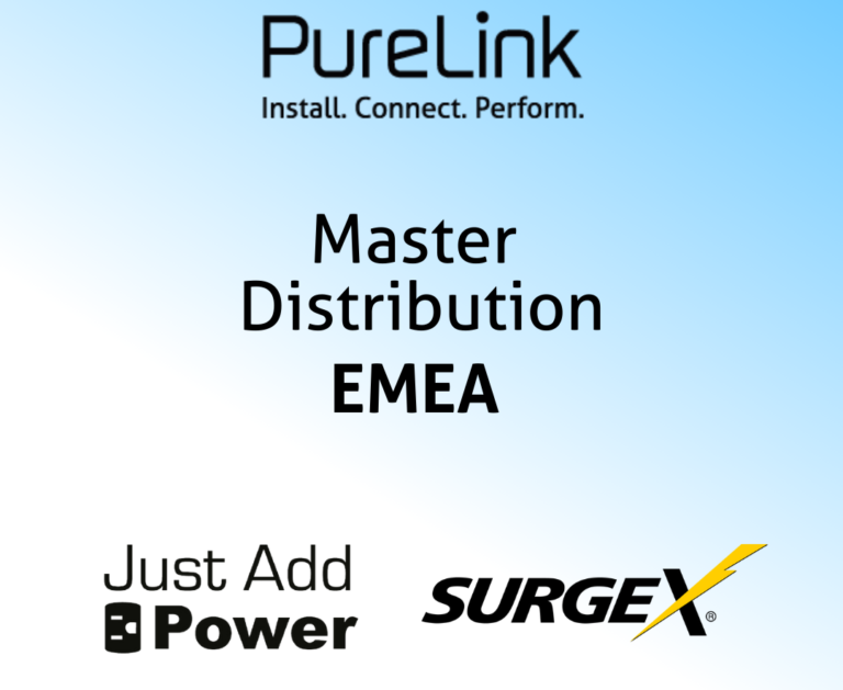 PureLink New Master Distributor for JustAddPower and SurgeX in the EMEA Region