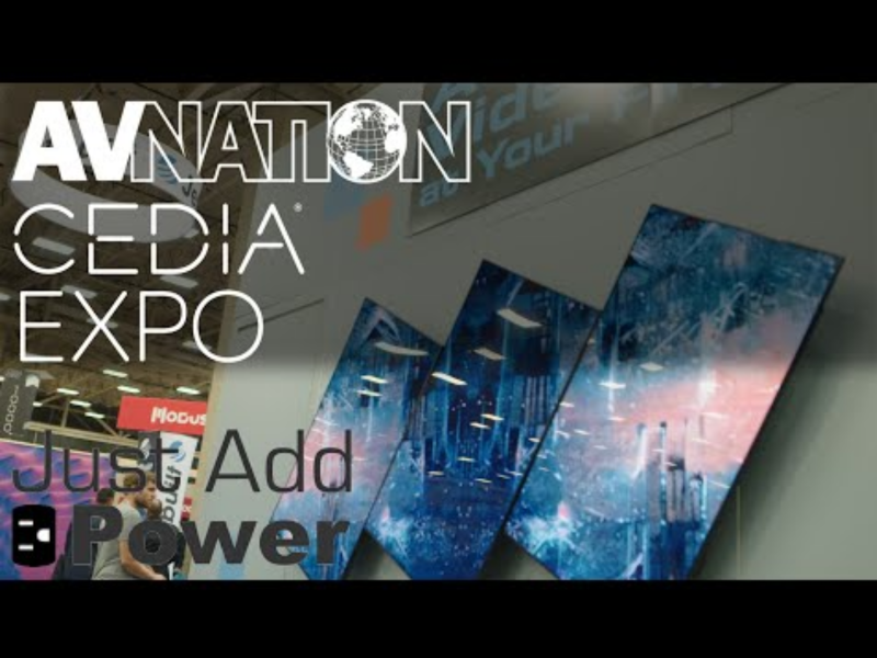 Putting A Spin on Video Walls With Just Add Power at CEDIA Expo 2022