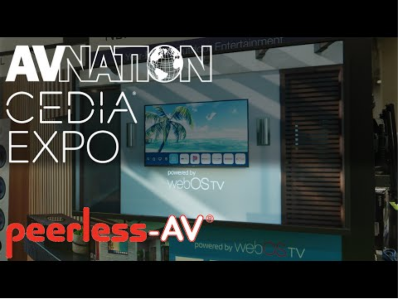 Peerless-AV Takes Your Smart TV Outside at CEDIA Expo 2022