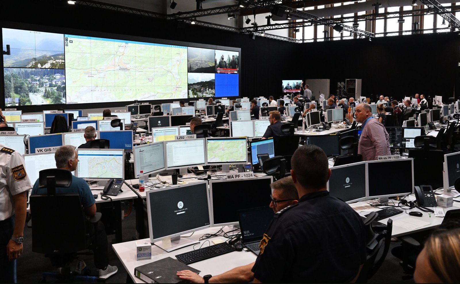 VuWall Enables Transformation of Sports Stadium Into a Police Command Center for International G7 Summit