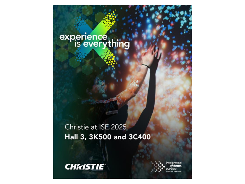 Experience creativity and Christie integrated solutions at ISE 2025