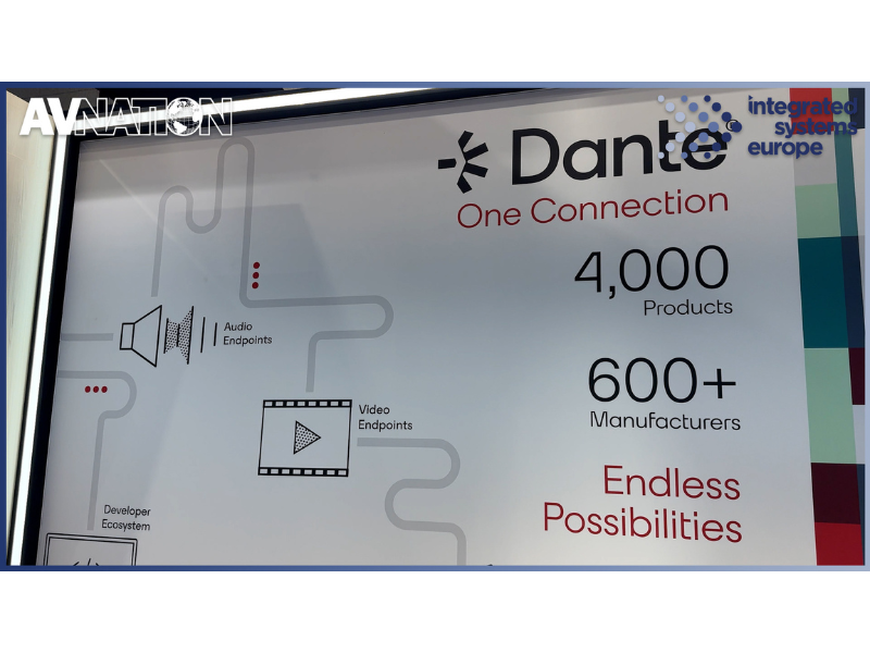 Dante Expands Beyond Audio: Audinate Unveils New Solutions at ISE 2025