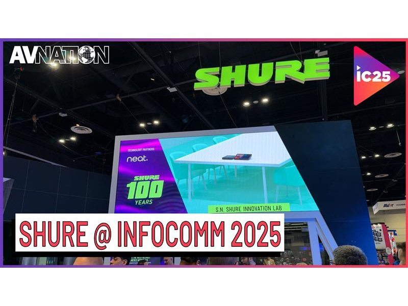 Shure Marks 100 Years with Powerful New AV Solutions at InfoComm 2025