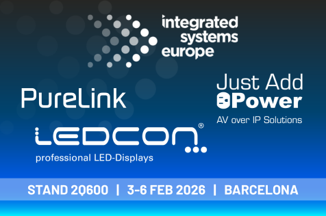 PureLink GmbH with Just Add Power and LEDCON Systems at Integrated Systems Europe 2026