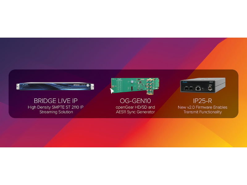 AJA Debuts SMPTE ST 2110 and openGear Solutions Ahead of NAB 2026